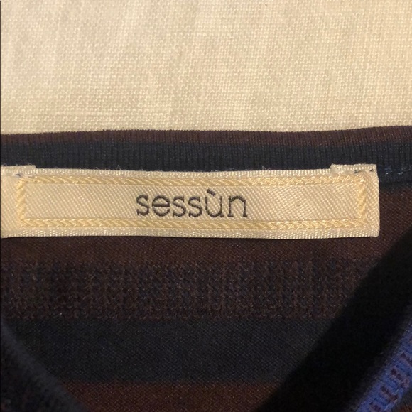 Sessun maroon and navy stripe tank - Picture 2 of 4